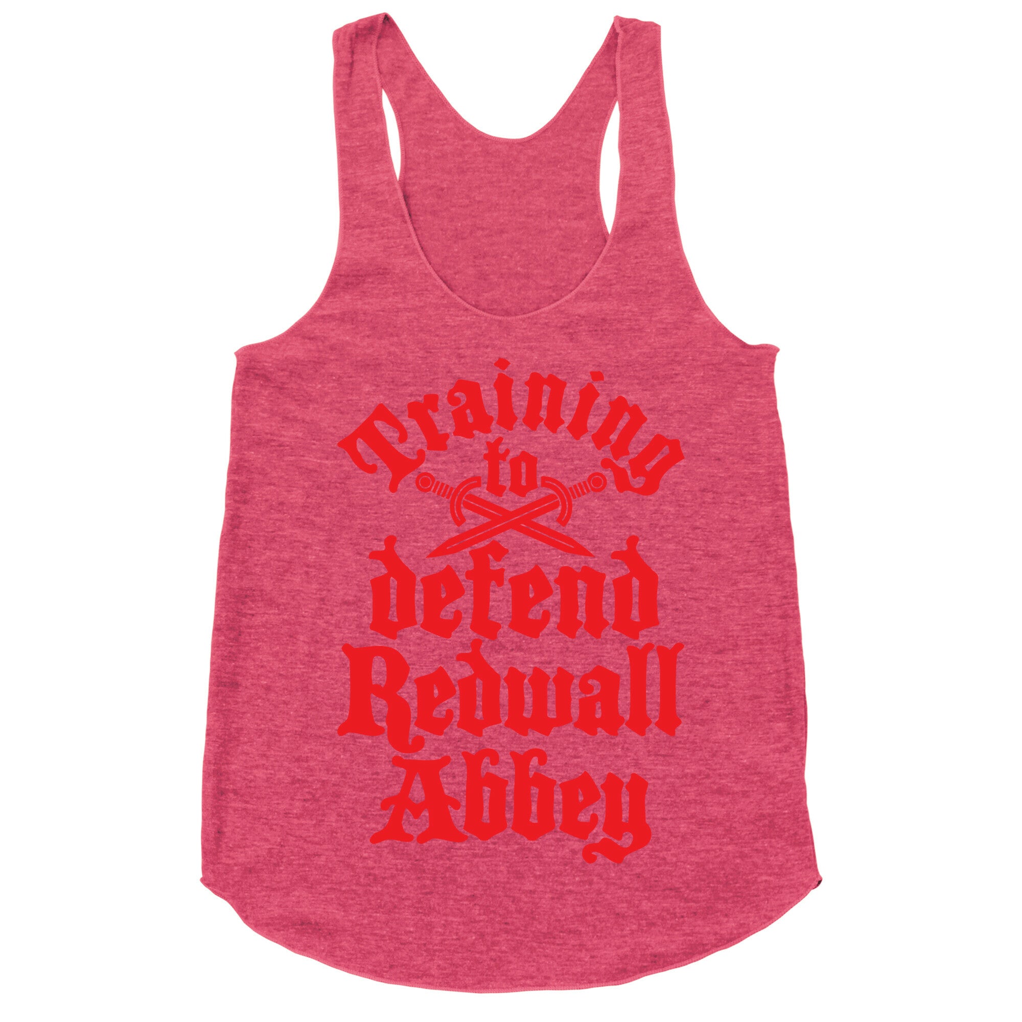 Training To Defend Redwall Abbey Racerback Tank